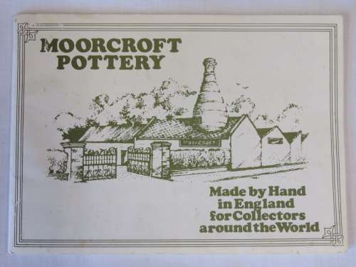 Pamphlet of Mooncroft pottery made by hand in England for collectors around the world