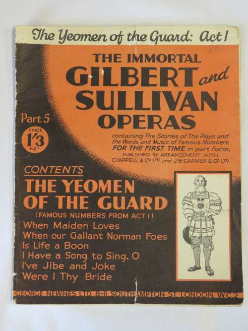 The immortal Gilbert and Sullivan operas - The Yeomen of the guard - Act 1