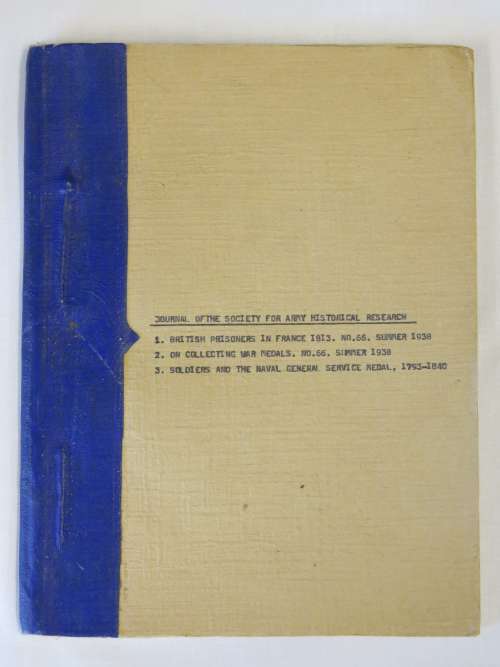 Journal of the Society for Army Historical Research