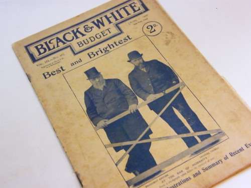 Black & White budget magazine `Best & Brightest` 32 pages of illustrations & summary of recent event
