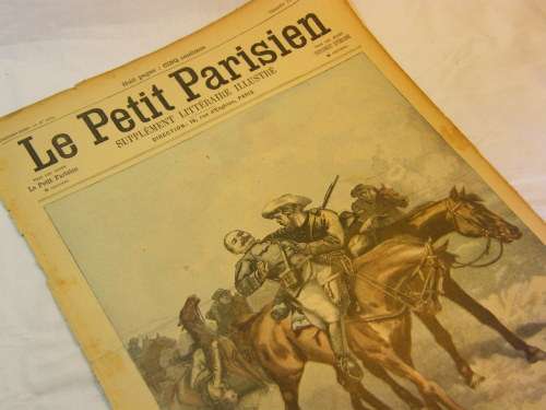 Le Petit Parisien newspaper - 22 April 1900 - The death of a brave Colonel De Villebois-Mareuil