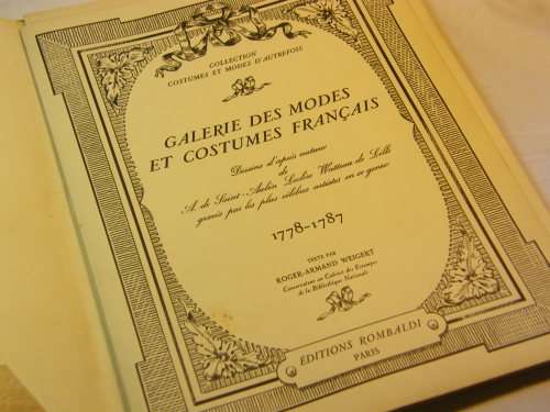 Gallery of French clothes for the period 1778 - 1787 - no. 3593 of 4000 copies