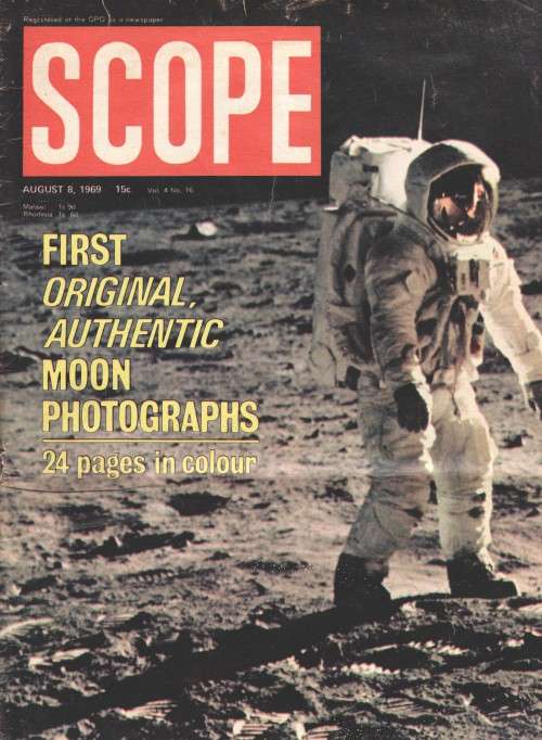SCOPE moon landing supplement - 8 August 1969