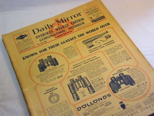 Daily Mirror Overseas Weekly Edition Coronation number - May12-20