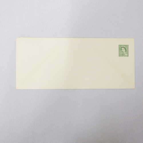 Canada postal stationary with 2 cent green Canada stamp 1950`s - 24x10 cm