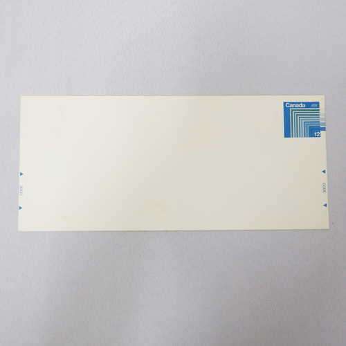 Canada postal stationary with 12 cents franking
