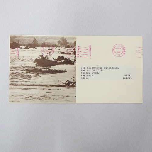 Laingsburg Flood cover from Johannesburg to Pretoria - cancelled 16-4-1981
