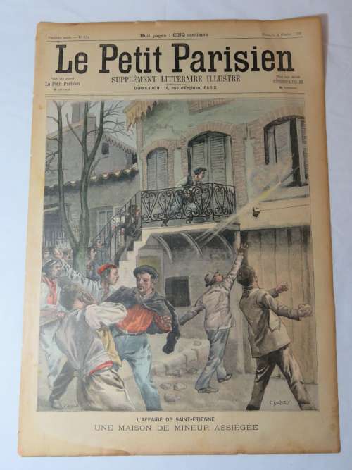 Le Petit Parisien newspaper - 4 February 1900 - Boers on watch in mountains - On back page