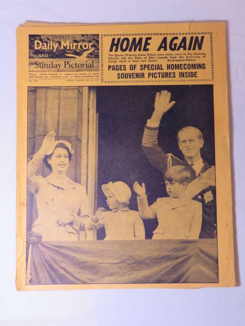 Overseas Daily Mirror and Sunday Pictorial Thursday May 20 1954 - Special homecoming pictures inside