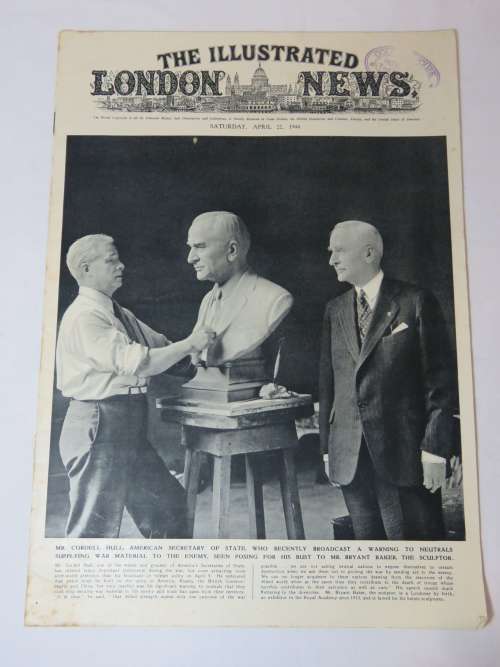 1944 London News April 22 - Princess Elizabeth and Welsh Corgi