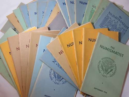 Lot of 30 `The Numismatist` Books by American numismatic association