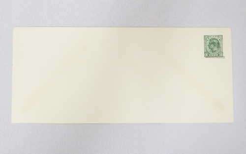 Canada pre-printed stationary with George 6 stamp opt. 2 over 1 (pre 1953) 24 cm x 10 cm envelope