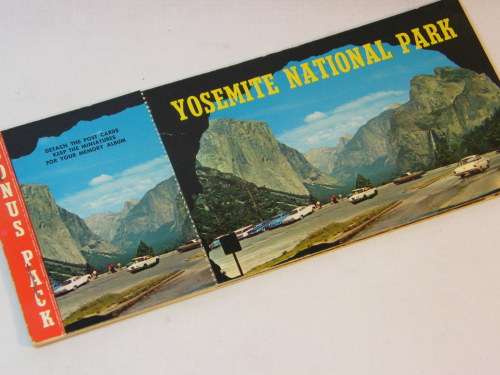 Vintage Yosemite National Park postcard bonus pack - unused