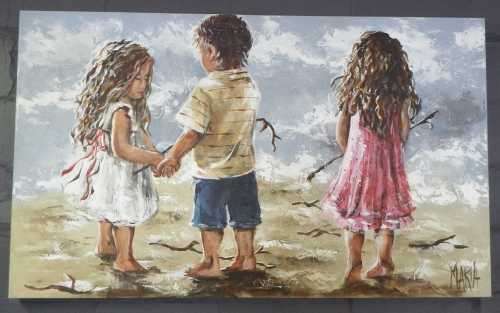 Original Maria Oosthuizen oil painting 150X90cm
