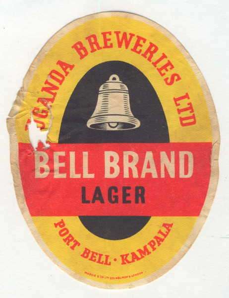 Uganda Breweries - Bell Brand Lager label