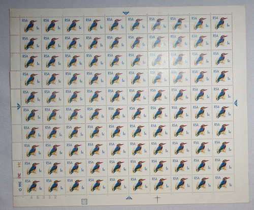 1969 RSA Stamps full page no SACC 281 C + D