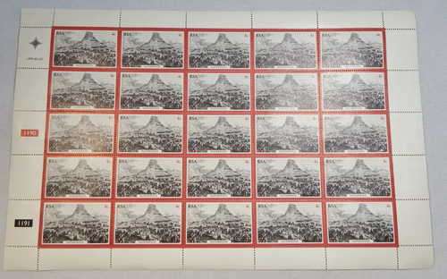 South Africa SACC 463 - Zulu War 4 cent stamp - Full sheet