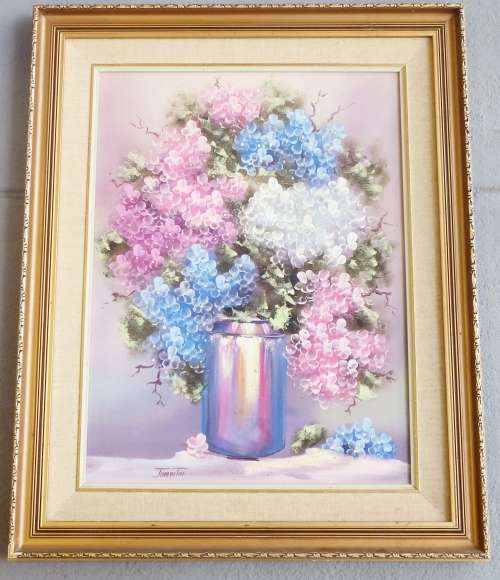 Jana Du Toit Painting on Board - Size with frame 79 x 64 cm - Size without frame 60 x 45 cm