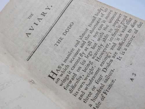 The Aviary - printed for E Newbury by J Cundee