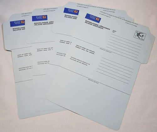 South West Africa Inland Aerogram with pre printed 4 cents stamp - Unused