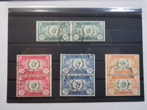 SACC 64-67 George 5 silver jubilee - Pairs used