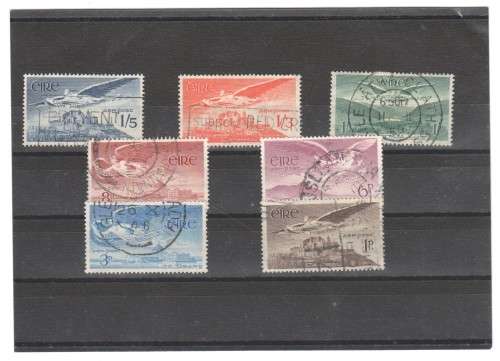 SG 140-143b VOX HIBERNIAE lot of 7 used stamps