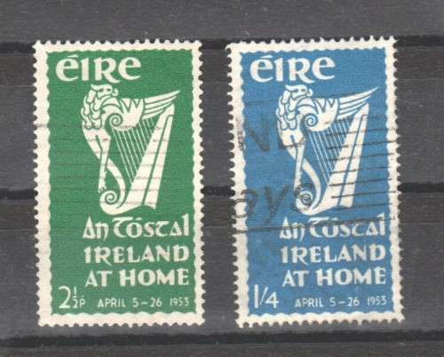 SG 154and155 AN TOSTAL FESTIVAL - Used stamps