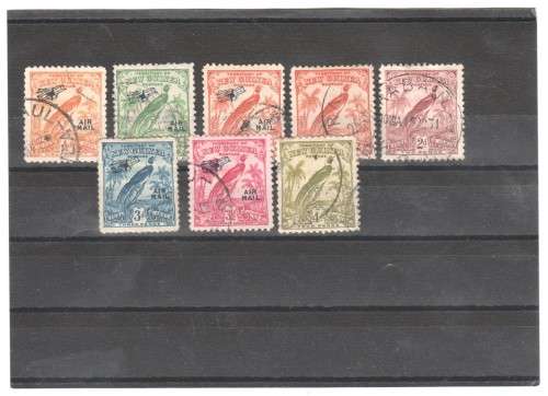 Lot of 8 New Guinea stamps - SG type 14
