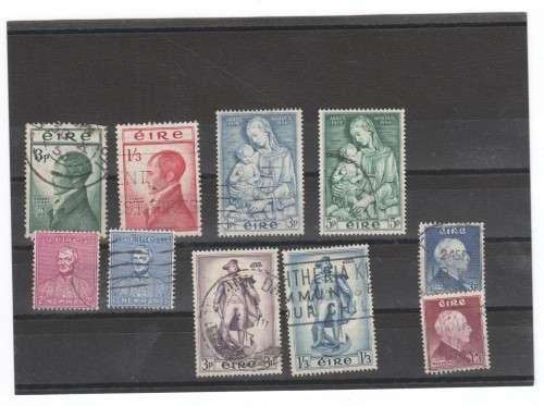 SG156-SG165 Lot of 10 used stamps