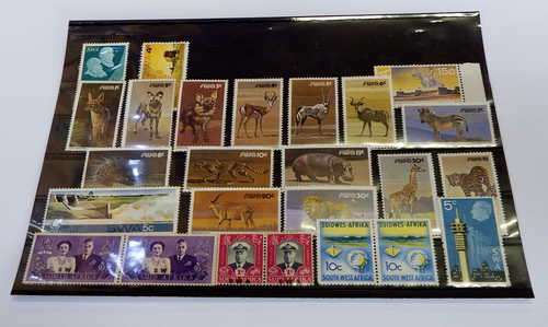South West Africa lot of 25 mint stamps