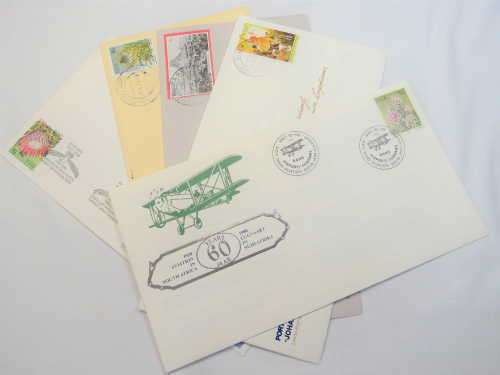 Lot of 5 aviation postal covers