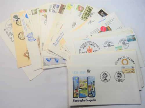 Lot of 35 South Africa Special covers / Date stamp covers