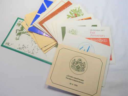 Lot of 18 Transkei first day cards - Including no.1