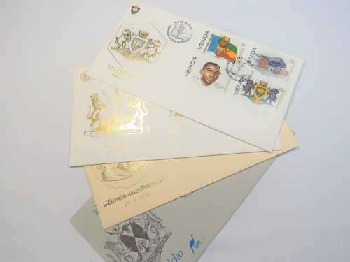 Lot of 4 Homelands first day covers - Ciskei, Transvaal, Bophuthatswana and Venda - No.1