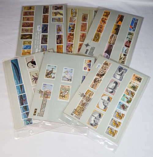 South West Africa - Mint stamps for 1976, 1977, 1978, 1979 1980 definitive issue