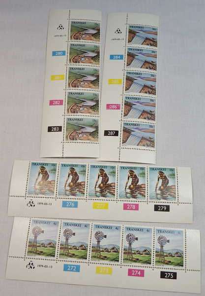 Water Resources 1979 SACC 54 - SACC 57 control strips of 5