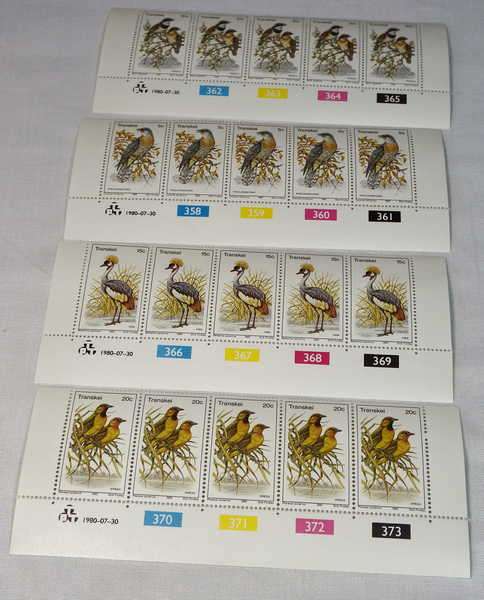 SACC 75 - SACC 78 control strips of 5
