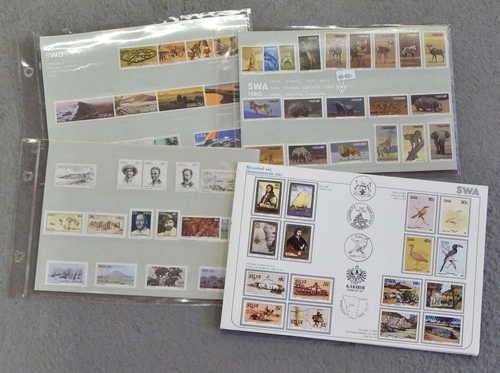 South West Africa mint stamps for 1977, 1980, 1983, 1988