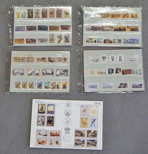 South West Africa mint stamps for 1977, 1978, 1980 (Definitive issue) 1983