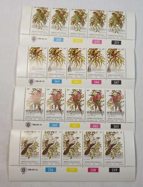 Birds SACC 60 - SACC 63 control strips of 5