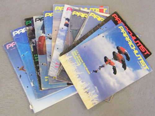 Lot of 11 Parachutist magazines