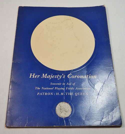 Her Majesty`s Coronation souvenir in aid of the National Paying fields Association