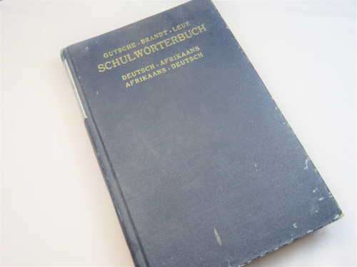 Gutsche - Brandt Schulwörterbuch: Deutsch-Afrikaans / Afrikaans-Deutsch - 1965