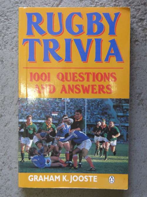 1995 Rugby Trivia by Graham K Jooste