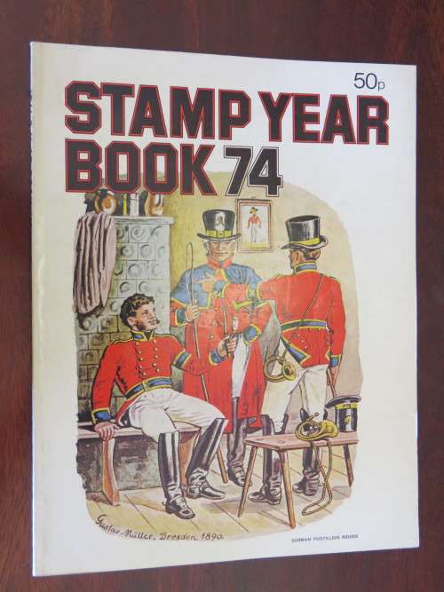 1974 Stamp year book - Produced by stamp magazine