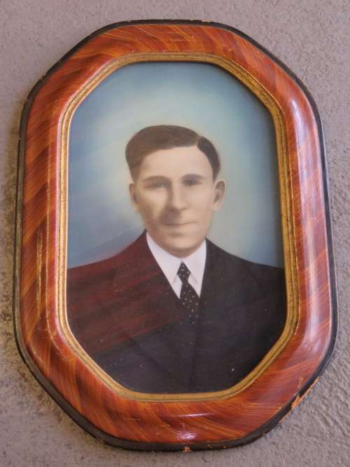 Antique drawing of unknown man in frame 50X35cm With frame 38X24cm without frame