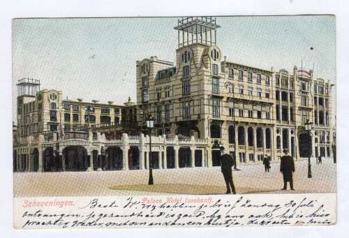 1905 postcard from Gravenhage, Netherlands to Brandvlei, South Africa - Palace Hotel picture