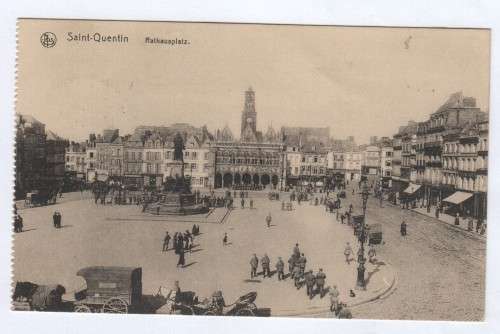 1916 WW1 Feldpost postcard - 36 INF DIVISION Feldartillery regiment 72 rubber stamp