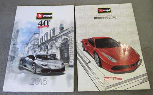 Bburago 2015 and 2016 product catalogues