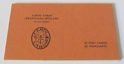 Pack of vintage Carol Cards (Transvaal) 12 remaining - Unused